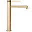 Змішувач для умивальника Rea Foss brushed gold високий REA-B5319 Золотий - мініатюра 2