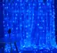 Гирлянда штора Водопад 720 led 3х3м (прозрачный провод, 15 нитей) Синий - миниатюра 3