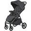 Прогулянкова коляска El Camino ME 1182 Malta Black Onyx з регульованою ручкою, підсклянником та дощовиком - мініатюра 1