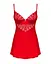 Пеньюар Obsessive Ingridia chemise & thong M/L - мініатюра 3
