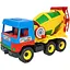 Машинка Tigres Middle Truck Бетонозмішувач 38 см синій (39223) - мініатюра 1