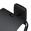 Держатель туалетной бумаги с крышкой AM.PM Gem black A90341422 Черный матовый - миниатюра 6