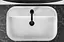 Умивальник Rea Verona white накладний REA-U3325, Білий - мініатюра 5