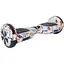 Гироборд Smart Balance Wheel 6.5 Граффити Белый - миниатюра 1