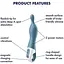Вібратор для точки А Satisfyer A-Mazing 1 Blue 12 режимів вібрації - мініатюра 4