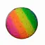 М’яч дитячий, 45-50 г, 6 дюймів, масажний, веселка, ПВХ - мініатюра 1
