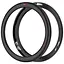 Безель металевий Sikai для смартгодинника Xiaomi Watch S3/S4 Black-red + захисне скло - мініатюра 6