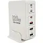 Зарядная станция V-818H мощностью 120W, Output: 3USB+3Type-C, DC: 5V/3, 9V/3A, 12V/3A, 20V/3.25A, White - миниатюра 1