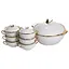 Суповой сервиз Amphora на 6 персон фарфоровый SPW-16 - миниатюра 1