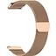 Ремешок DK CDK для Garmin Forerunner 165 / 165 Music 20mm Metal Milanese Loop Magnetic (09649) (rose gold) - миниатюра 1