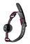 Кляп Dreamtoys Blaze Deluxe Breathable Ball Gag 4.7 см чорний з червоним - мініатюра 3
