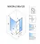 Душевая кабина Rea Nixon 90x120 L chrome REA-K5011 + REA -K5002, Левая, прозрачная, хром - миниатюра 2
