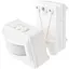 Датчик движения на свет уличный Brille IP44 De-02 White 159023 - миниатюра 1