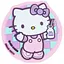 Бейдж на липучці Kite Hello Kitty 7.5x7.1x0.4 см (HK26-3011-1) - мініатюра 1