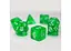 Набір кубиків Transparent 7 Dice Set - Green , 7 шт. (g7dtran05) - мініатюра 2
