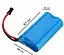 Аккумулятор 18650 3.7V 5800 mAh с коннектором JST SM-2P для детских игрушек и машинок (18854) - миниатюра 3