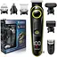 Профессиональная беспроводная машинка Kemei KM-696 для стрижки волос 5в1с USB и LED-дисплеем 5вт Черный - миниатюра 8