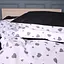 Простирадло MirSon Kids Time 17-0669 Black and White Love 80х160 см на резинці бязь висота 10 см (2200010180428) - мініатюра 5