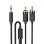 Аудіокабель Hoco UPA28 3.5 мм mini jack на 2 x RCA для стереозвуку - мініатюра 2