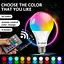 Світлодіодна лампа Bestview RGB лампочки з дистанційним керуванням, RGBW Warm White 5W E27 Screw Base, Mood - мініатюра 4