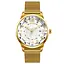 Годинник чоловічий наручний Skmei 9166 Gold white оригінал - мініатюра 1