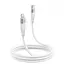 Кабель Proove Soft Silicone Type-C to Lightning 27W (1m) white - мініатюра 3