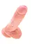Фаллоимитатор на присоске King Cock 8 20 см телесный - миниатюра 5
