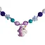 Набор украшений Лиловые мечты (ожерелье, браслет) 2шт - миниатюра 2