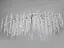 Кришталева люстра з алюмінієвими гілочками "Гліцинія" витягнутої форм. - мініатюра 2