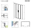 Душевые двери Radaway Idea Black DWD 150 см 387125-54-01 - миниатюра 2