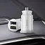Автомобильное зарядное устройство Baseus С8-K Grain Mini Smart Car Charger 3.1A 2хUSB White (651162372) - миниатюра 6