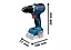 Шурупокрут-дриль акумуляторний Professional GSR 18V-65 18В Bosch teh0025274 - мініатюра 5