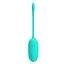 Віброяйце Pretty Love Kirk Super Soft Silicone 19.7 см бірюзовий - мініатюра 3