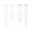 Силіконовий ремінець Tamister для Xiaomi Mi Smart Band 7 Pro White - мініатюра 2