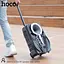 Колонка портативна — караоке система Hoco DS40 8-inches BT speaker with trolley з ручкою на колесах - мініатюра 8