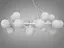 Білосніжна, досконала, підвісна люстра в стилі Loft - Бульбашки на 25 ламп - мініатюра 2