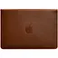 Кожаный чехол-конверт BlankNote на магнитах для MacBook 15-16 дюйм Светло-коричневый - миниатюра 1