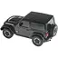 Машинка Rastar Jeep Wrangler JL на управлінні 1:24 чорний 79500 - мініатюра 3