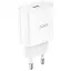 Мережевий зарядний пристрій Hoco C94A "Metro", білий, 20 Вт, 1xType-C (PD3.0) - мініатюра 1