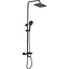 Душова система Globus Lux Termostatic R GLA-0041T-BB, Чорний матовий - мініатюра 1