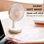 Портативный вентилятор DK WT-F52 White [136020] - миниатюра 2