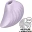 Вакуумний кліторальний стимулятор із вібрацією Satisfyer Pearl Diver Violet - мініатюра 5