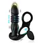 Анальный вибратор, массажер простаты с эрекционными кольцами на пенис и поступательными движениями с Д/У - миниатюра 2