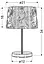 Настільна лампа Candellux 41-55873 AROSA - мініатюра 2