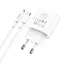 Адаптер Сетевой HOCO Type-C to Lightning Cable Metro single port charger set C94A |1Type-C, 20W/3A, PD/QC| - мініатюра 1