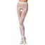 Эротические колготки-бодистокинг Passion S007 white красивые ажурные колготки с вырезом S/M/L - миниатюра 1