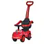 Дитяча каталка-толокар M 5763L-3 червоний, з батьківською ручкою - мініатюра 1