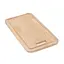 Доска кухонная разделочная деревянная из бука 35х20 см с жёлобом, Woodly Бежевый 86488 - миниатюра 1