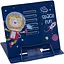 Підставка для книг "Space Fun" LTS-8207(Dark-Blue) металева - мініатюра 1