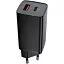 Мережевий зарядний пристрій Baseus GaN Lite 65 W 1 USB + Type-C (CCGAN2L-B01) чорний - мініатюра 1